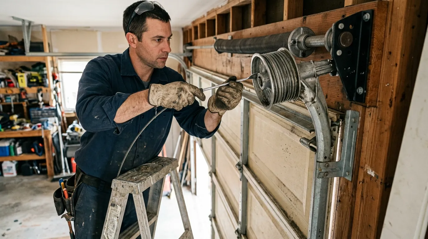 Garage door work by Weston Garage Door Pros in Weston, FL
