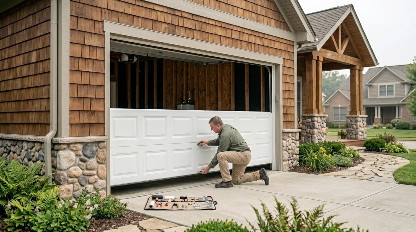 Garage door work by Weston Garage Door Pros in Weston, FL