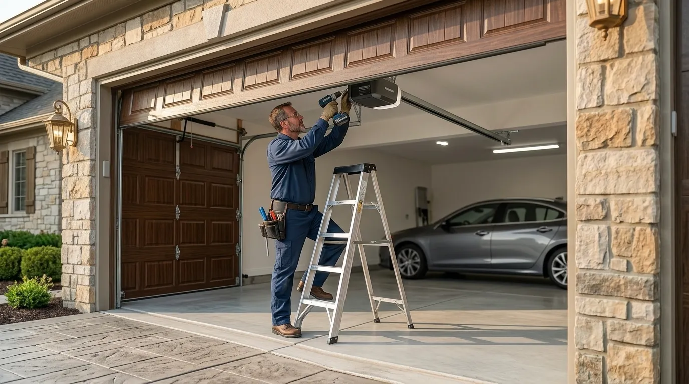 Garage door work by Weston Garage Door Pros in Weston, FL