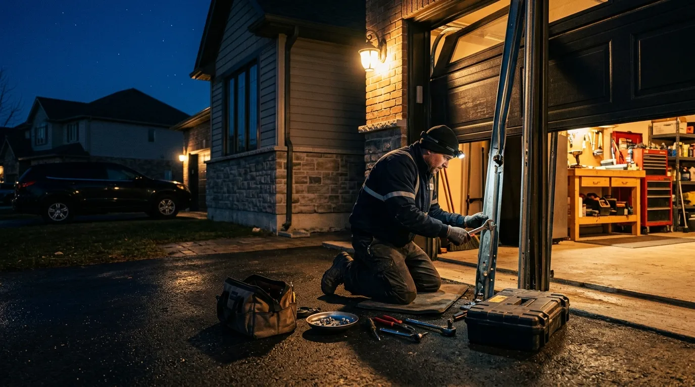 Garage door work by Weston Garage Door Pros in Weston, FL